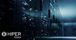 A high-performance data centre - including the HIPER Global logo