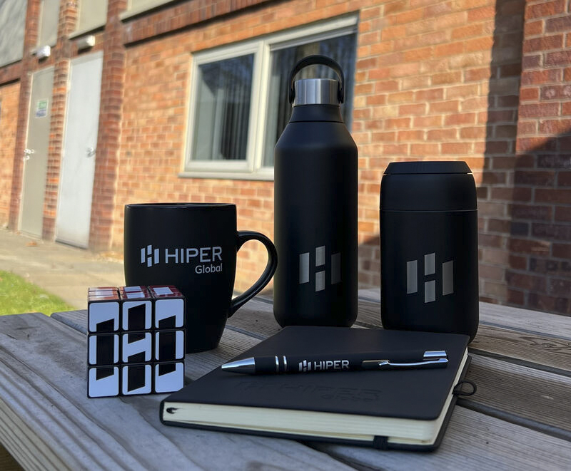 New HIPER Global branded merchandise